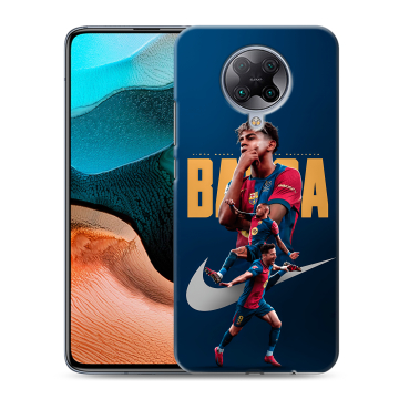 Силиконовый чехол на Xiaomi RedMi K30 Pro с принтом Барселона Barca Yamal 