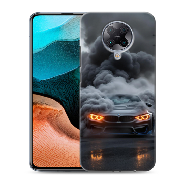 Силиконовый чехол на Xiaomi RedMi K30 Pro с принтом BMW БМВ