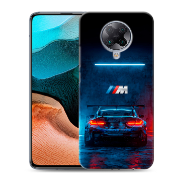Силиконовый чехол на Xiaomi RedMi K30 Pro с принтом BMW БМВ
