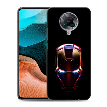 Силиконовый чехол на Xiaomi RedMi K30 Pro с принтом IronMan Железный человек