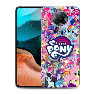 Силиконовый чехол на Xiaomi RedMi K30 Pro с принтом My little pony Дружба чудо