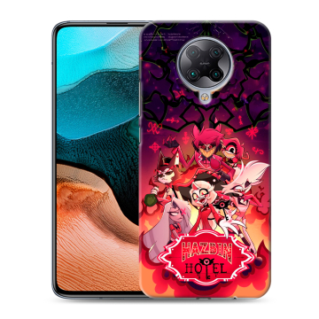 Силиконовый чехол на Xiaomi RedMi K30 Pro с принтом Hazbin Hotel Отель Хазбин