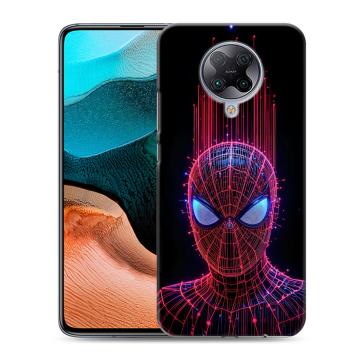 Силиконовый чехол на Xiaomi RedMi K30 Pro с принтом Spiderman Человек паук