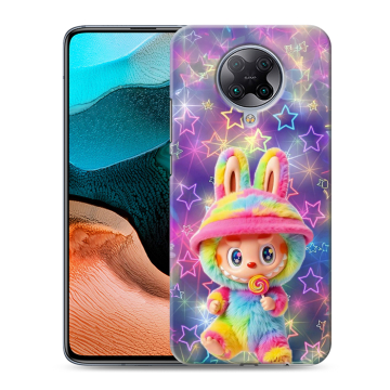 Силиконовый чехол на Xiaomi RedMi K30 Pro с принтом Labubu Лабубу