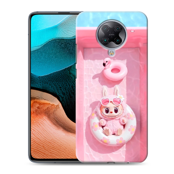 Силиконовый чехол на Xiaomi RedMi K30 Pro с принтом Labubu Лабубу