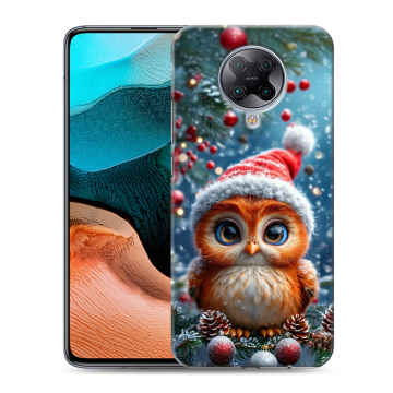Силиконовый чехол на Xiaomi RedMi K30 Pro с принтом Новый год Силиконовый чехол на Xiaomi RedMi K30 Pro с принтом Новый год