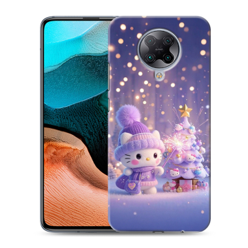 Силиконовый чехол на Xiaomi RedMi K30 Pro с принтом Новый год Силиконовый чехол на Xiaomi RedMi K30 Pro с принтом Новый год