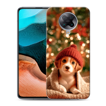 Силиконовый чехол на Xiaomi RedMi K30 Pro с принтом Новый год Силиконовый чехол на Xiaomi RedMi K30 Pro с принтом Новый год