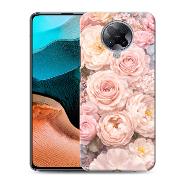Силиконовый чехол на Xiaomi RedMi K30 Pro с принтом женский