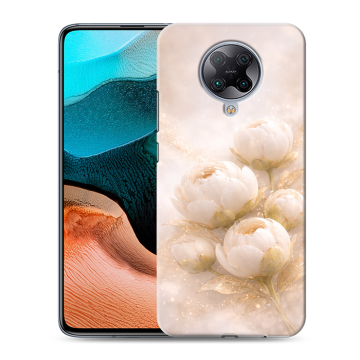Силиконовый чехол на Xiaomi RedMi K30 Pro с принтом женский
