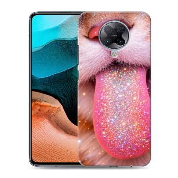 Силиконовый чехол на Xiaomi RedMi K30 Pro с принтом для девочек