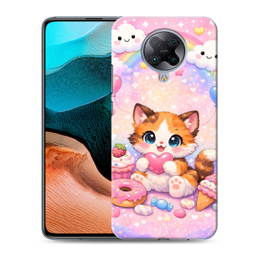 Силиконовый чехол на Xiaomi RedMi K30 Pro с принтом для девочек