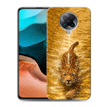 Силиконовый чехол на Xiaomi RedMi K30 Pro с принтом женский