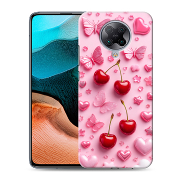 Силиконовый чехол на Xiaomi RedMi K30 Pro с принтом для девочек