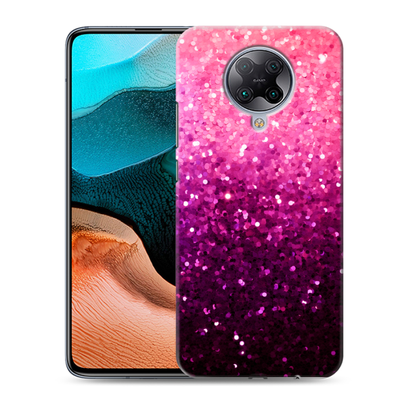 Силиконовый чехол на Xiaomi RedMi K30 Pro с принтом Блестки Силиконовый чехол на Xiaomi RedMi K30 Pro с принтом Блестки
