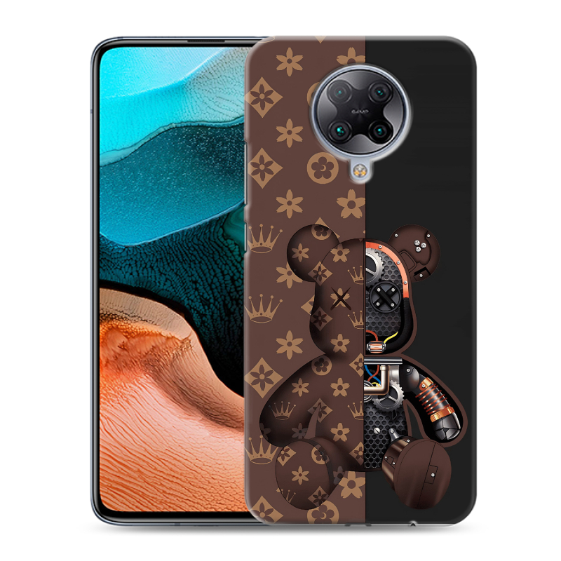 Силиконовый чехол на Xiaomi RedMi K30 Pro с принтом Луи робот Силиконовый чехол на Xiaomi RedMi K30 Pro с принтом Луи робот