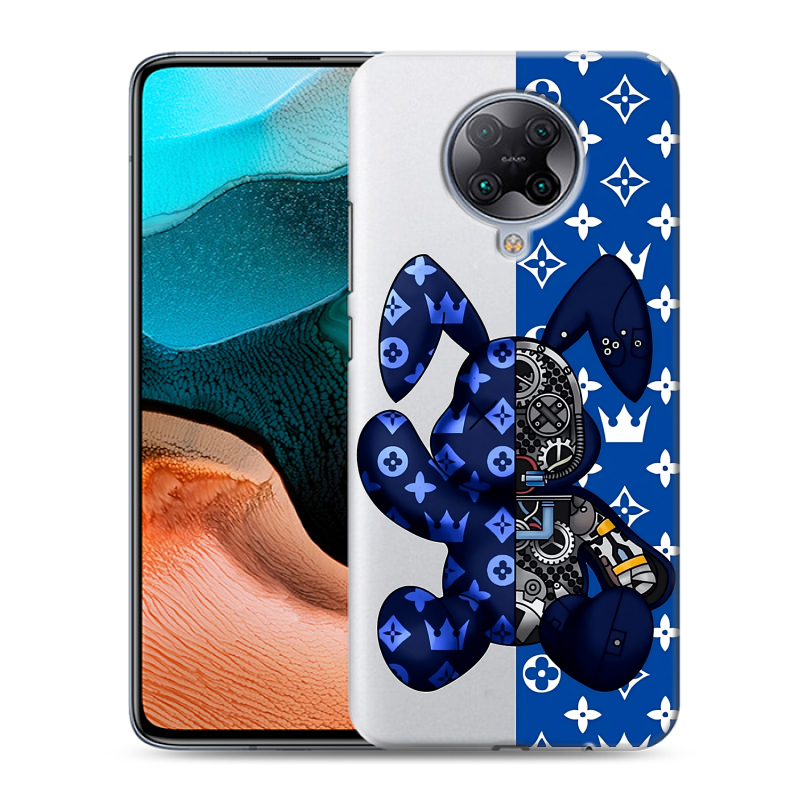 Силиконовый противоударный чехол на Xiaomi RedMi K30 Pro с принтом Луи робот Силиконовый противоударный чехол на Xiaomi RedMi K30 Pro с принтом Луи робот