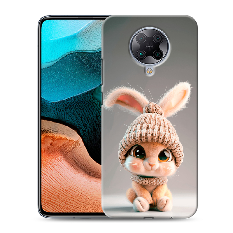 Силиконовый чехол на Xiaomi RedMi K30 Pro с принтом Кролик Силиконовый чехол на Xiaomi RedMi K30 Pro с принтом Кролик