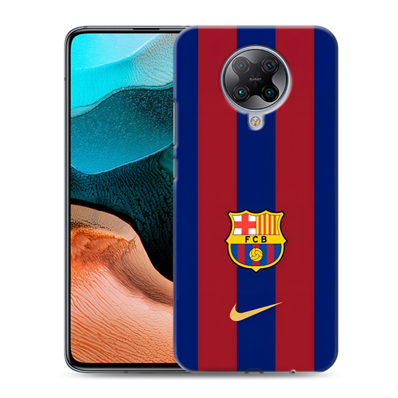 Силиконовый противоударный чехол на Xiaomi RedMi K30 Pro с принтом Барселона Barcelona Силиконовый противоударный чехол на Xiaomi RedMi K30 Pro с принтом Барселона Barcelona