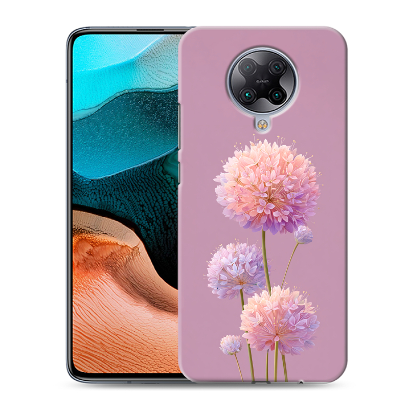 Силиконовый чехол на Xiaomi RedMi K30 Pro с принтом Цветы Силиконовый чехол на Xiaomi RedMi K30 Pro с принтом Цветы
