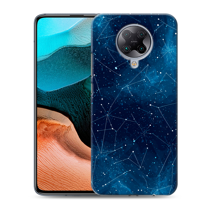 Силиконовый чехол на Xiaomi RedMi K30 Pro с принтом Космос звезды Силиконовый чехол на Xiaomi RedMi K30 Pro с принтом Космос звезды