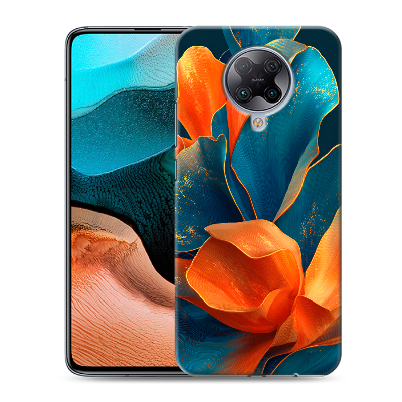 Силиконовый чехол на Xiaomi RedMi K30 Pro с принтом Цветы Силиконовый чехол на Xiaomi RedMi K30 Pro с принтом Цветы
