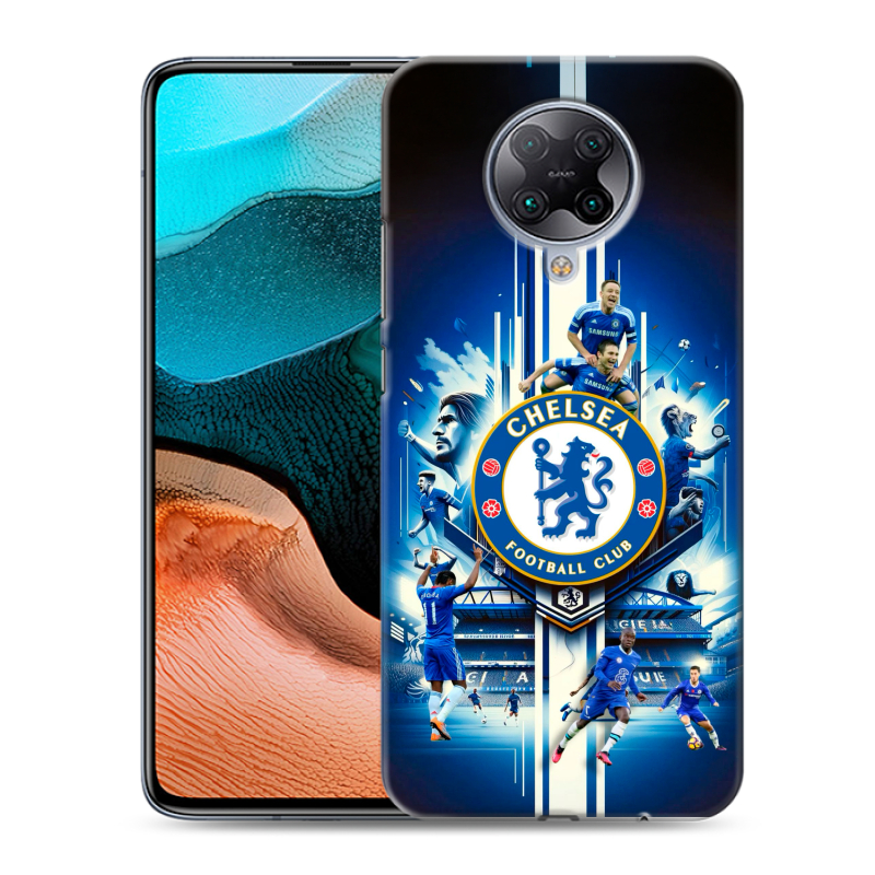 Пластиковый чехол на Xiaomi RedMi K30 Pro с принтом Chelsea Челси Пластиковый чехол на Xiaomi RedMi K30 Pro с принтом Chelsea Челси