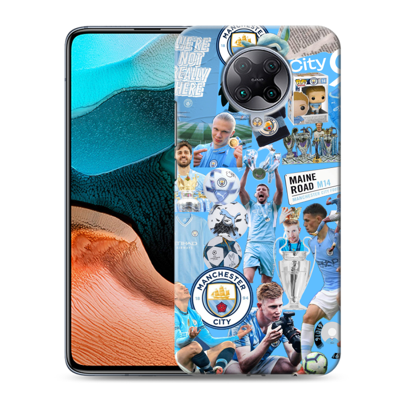 Пластиковый чехол на Xiaomi RedMi K30 Pro с принтом Man City Манчестер Сити Пластиковый чехол на Xiaomi RedMi K30 Pro с принтом Man City Манчестер Сити