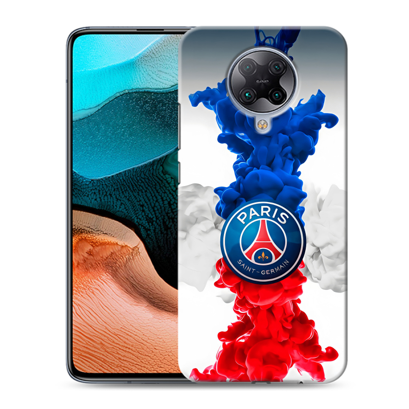 Пластиковый чехол на Xiaomi RedMi K30 Pro с принтом PSG ПСЖ Пластиковый чехол на Xiaomi RedMi K30 Pro с принтом PSG ПСЖ
