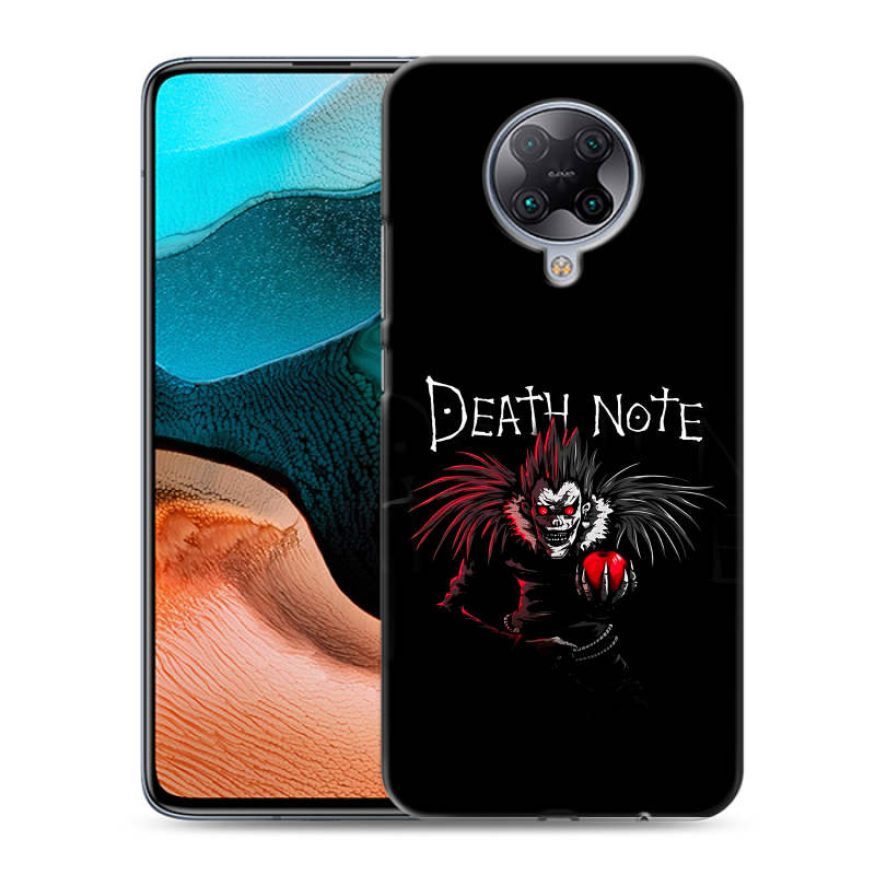 Пластиковый чехол на Xiaomi RedMi K30 Pro с принтом Death note Тетрадь смерти Пластиковый чехол на Xiaomi RedMi K30 Pro с принтом Death note Тетрадь смерти