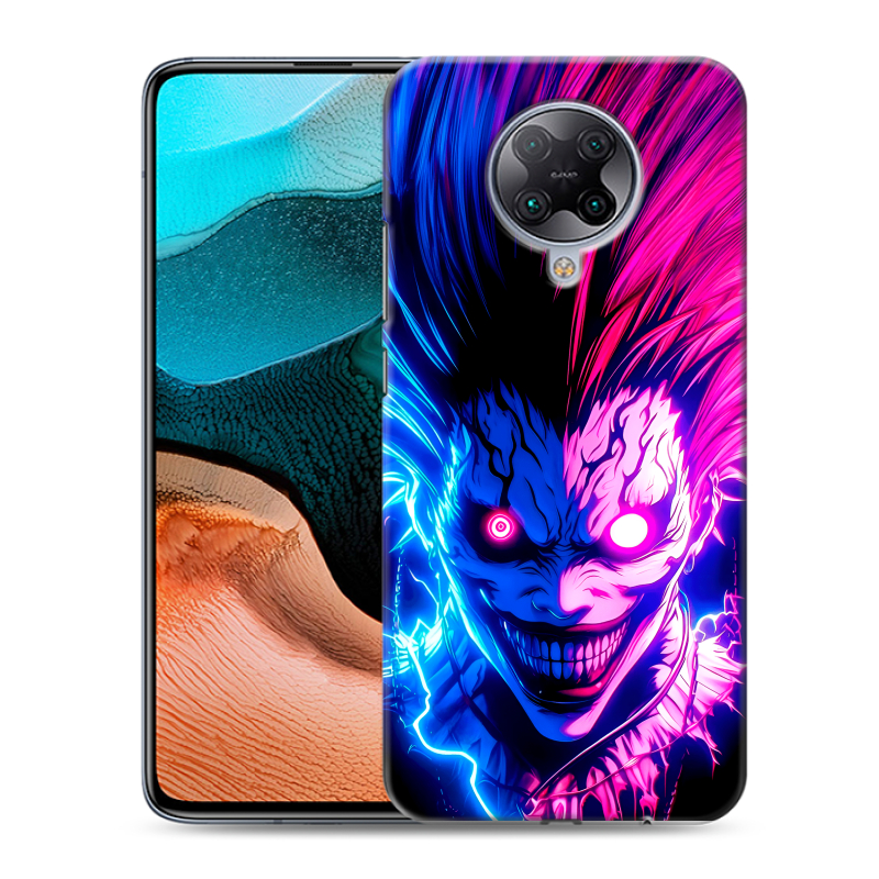 Пластиковый чехол на Xiaomi RedMi K30 Pro с принтом Death note Тетрадь смерти Пластиковый чехол на Xiaomi RedMi K30 Pro с принтом Death note Тетрадь смерти