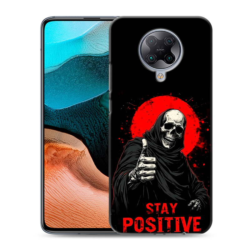Силиконовый чехол на Xiaomi RedMi K30 Pro с принтом смешной скелет Силиконовый чехол на Xiaomi RedMi K30 Pro с принтом смешной скелет