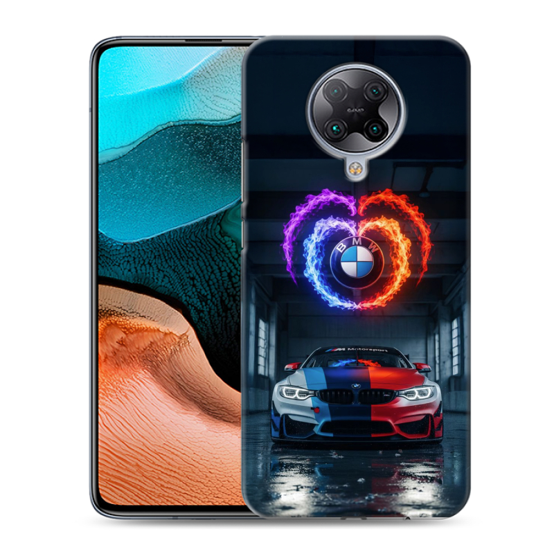 Силиконовый чехол на Xiaomi RedMi K30 Pro с принтом BMW БМВ Силиконовый чехол на Xiaomi RedMi K30 Pro с принтом BMW БМВ