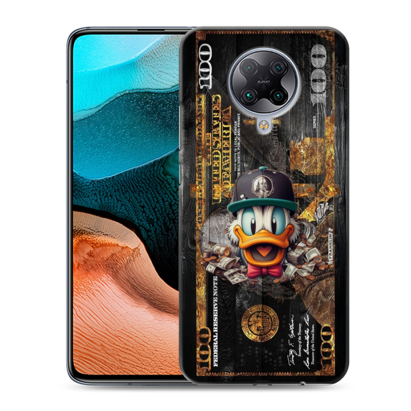 Силиконовый чехол на Xiaomi RedMi K30 Pro с принтом Дональд Дак Доллар Силиконовый чехол на Xiaomi RedMi K30 Pro с принтом Дональд Дак Доллар