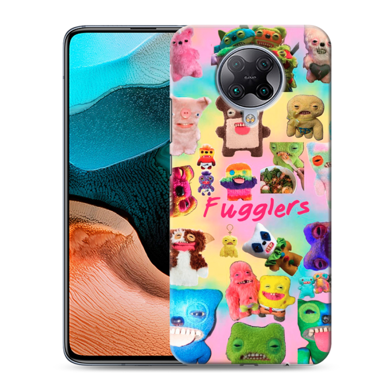 Силиконовый противоударный чехол на Xiaomi RedMi K30 Pro с принтом Флагер Fuggler Силиконовый противоударный чехол на Xiaomi RedMi K30 Pro с принтом Флагер Fuggler