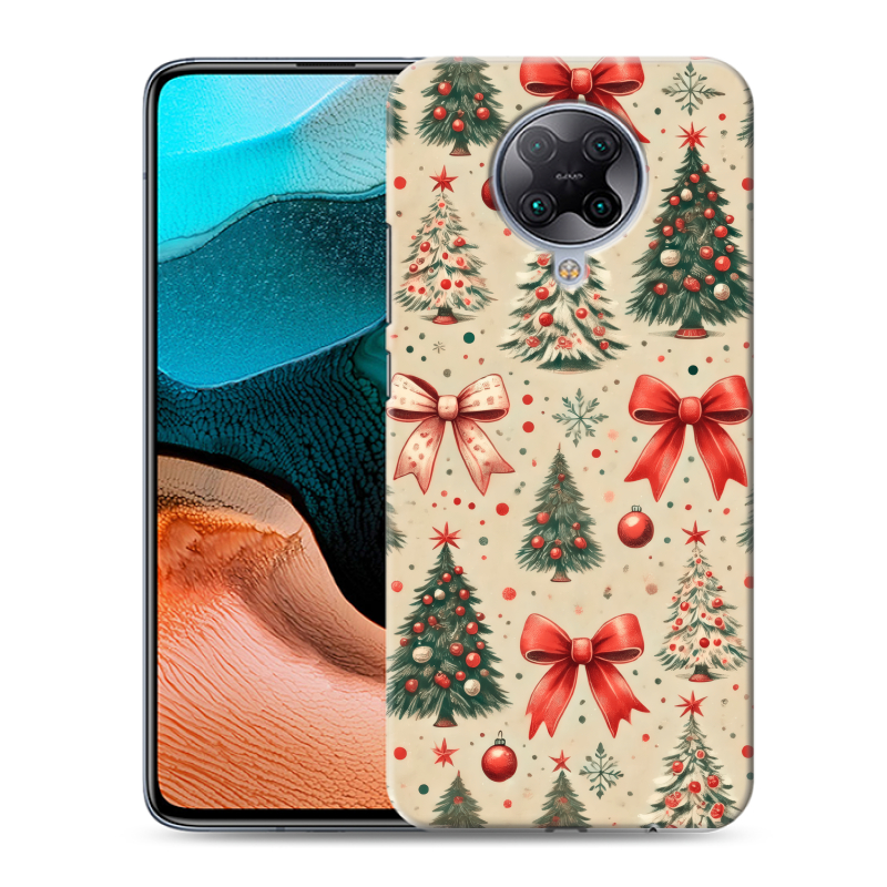 Пластиковый чехол на Xiaomi RedMi K30 Pro с принтом Новый год Пластиковый чехол на Xiaomi RedMi K30 Pro с принтом Новый год