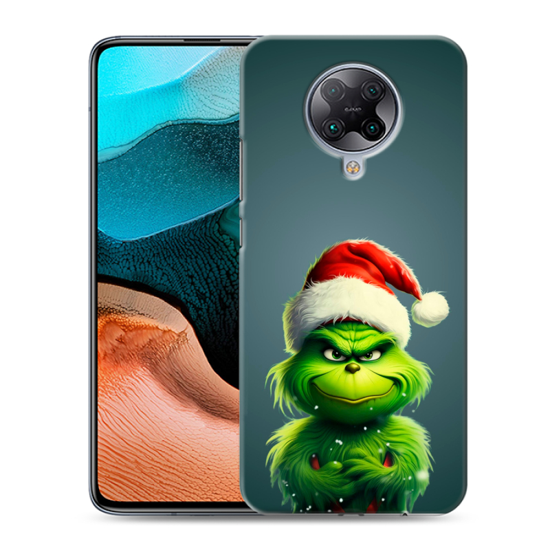 Силиконовый противоударный чехол на Xiaomi RedMi K30 Pro с принтом Новый год Силиконовый противоударный чехол на Xiaomi RedMi K30 Pro с принтом Новый год