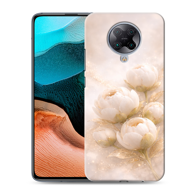 Силиконовый противоударный чехол на Xiaomi RedMi K30 Pro с принтом женский Силиконовый противоударный чехол на Xiaomi RedMi K30 Pro с принтом женский