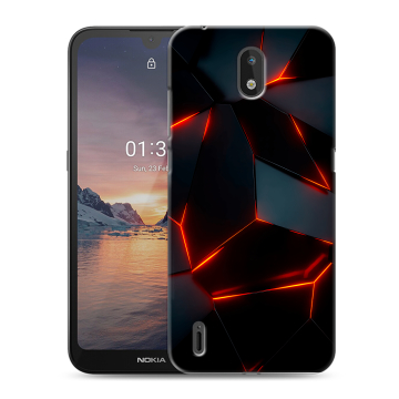 Силиконовый чехол на Nokia 1.3 с принтом Яркие абстракции Силиконовый чехол на Nokia 1.3 с принтом Яркие абстракции