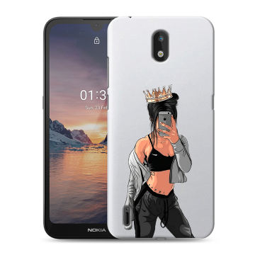 Силиконовый чехол на Nokia 1.3 с принтом Женские принты Силиконовый чехол на Nokia 1.3 с принтом Женские принты