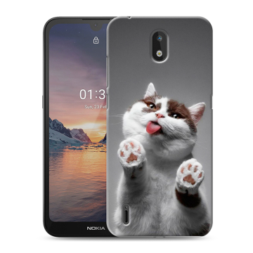 Силиконовый чехол на Nokia 1.3 с принтом Коты Силиконовый чехол на Nokia 1.3 с принтом Коты