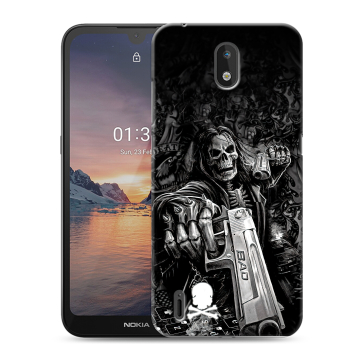 Силиконовый чехол на Nokia 1.3 с принтом Скелет Силиконовый чехол на Nokia 1.3 с принтом Скелет