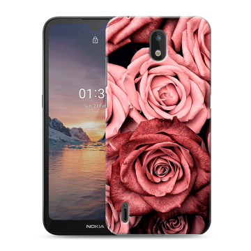 Силиконовый чехол на Nokia 1.3 с принтом Цветы розы Силиконовый чехол на Nokia 1.3 с принтом Цветы розы