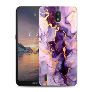 Силиконовый чехол на Nokia 1.3 с принтом Мрамор Силиконовый чехол на Nokia 1.3 с принтом Мрамор