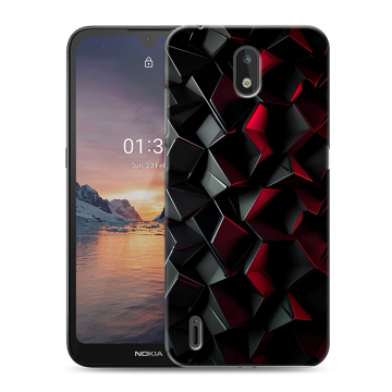 Силиконовый чехол на Nokia 1.3 с принтом Абстракция Силиконовый чехол на Nokia 1.3 с принтом Абстракция