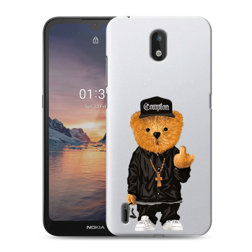 Силиконовый чехол на Nokia 1.3 с принтом Мишка Силиконовый чехол на Nokia 1.3 с принтом Мишка
