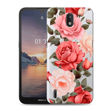 Силиконовый чехол на Nokia 1.3 с принтом Розы Силиконовый чехол на Nokia 1.3 с принтом Розы