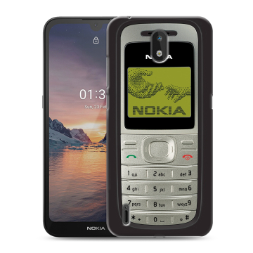 Силиконовый чехол на Nokia 1.3 с принтом Ретро Нокия Силиконовый чехол на Nokia 1.3 с принтом Ретро Нокия