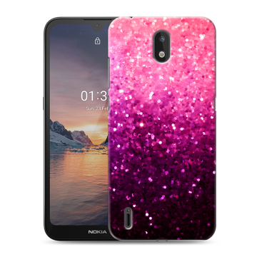 Силиконовый чехол на Nokia 1.3 с принтом Блестки
