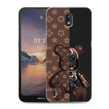 Силиконовый чехол на Nokia 1.3 с принтом Луи робот Силиконовый чехол на Nokia 1.3 с принтом Луи робот